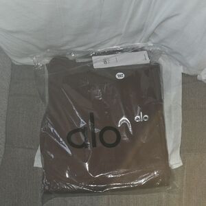 Alo Brown Hoodie And Sweatpants